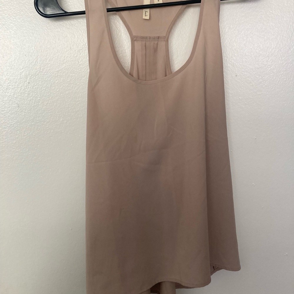 Nordstrom Frenchi Tan Tank Blouse